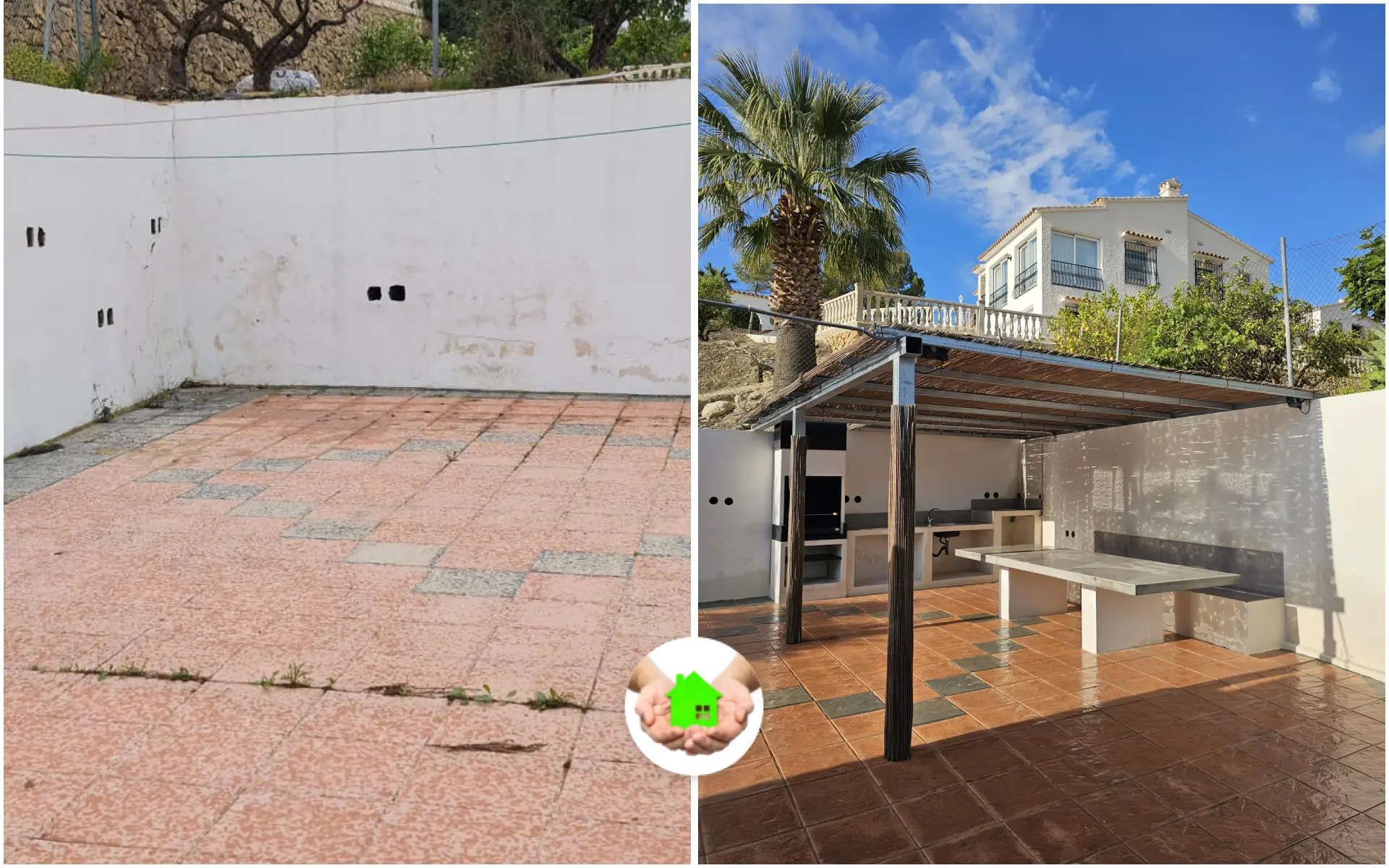 Reforma integral de patio exterior
